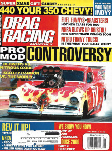 DRAG RACING MONTHLY 1998 DEC - CANNON, ANNETTE, MILLER, BETKER, FEFTIN